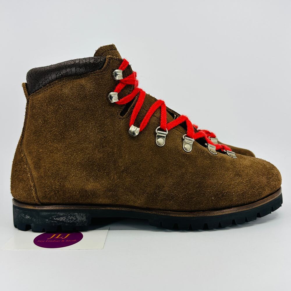 Raichle Men's Vintage Brown Leather Hiking Mountain Boots Size 9 *SEE PHOTOS*